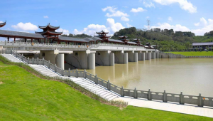 广州增城：正果拦河坝重建工程完工
